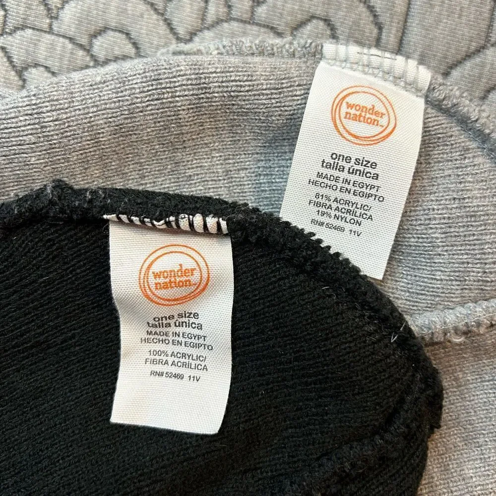5 for $25🔥One Size (0-12 Months) Wonder Nation Set‎ of 2 Beanies